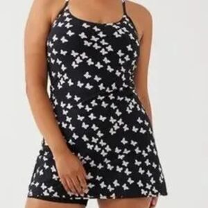 Outdoor Voices Exercise Dress Ditsy Butterfly XL